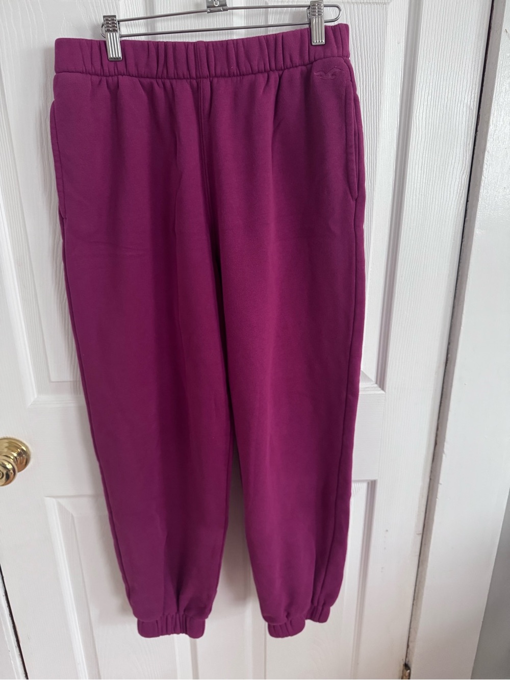 Hollister Magenta Jogger Sweatpants